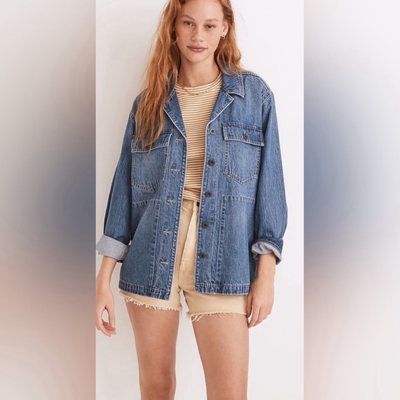 Madewell Jackets & Blazers - Madewell - Denim Drakefield Shirt Jacket - Size Small